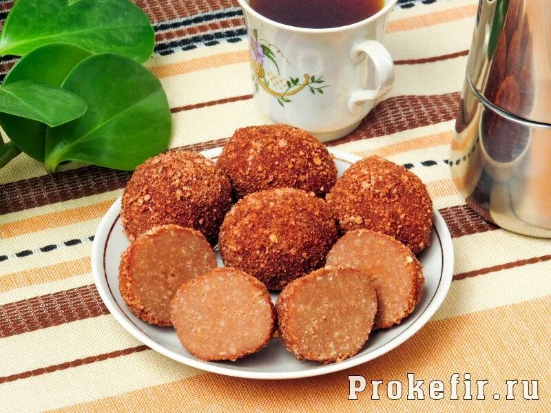 Пирожное картошка из сухарей с фото Пирожное картошка из сухарей без сгущенки на кефире - рецепт с фото пошагово