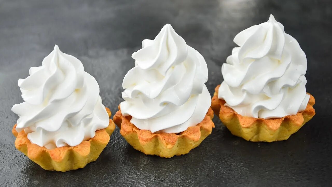 Пирожное корзиночка фото в домашних условиях Вкус из ДЕТСТВА ☆ КОРЗИНОЧКИ с БЕЛКОВЫМ кремом - YouTube