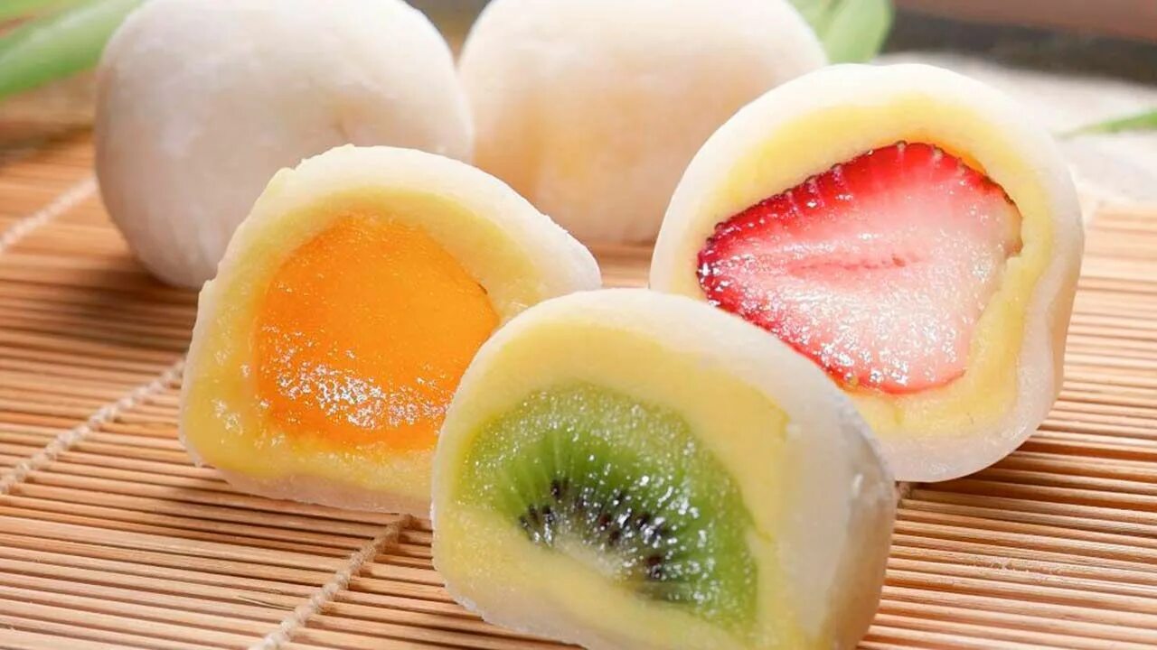 Пирожное моти фото рецепт в домашних Дайфуку Моти: японские сладости Japanology.ru Рецепты японских десертов, Японски