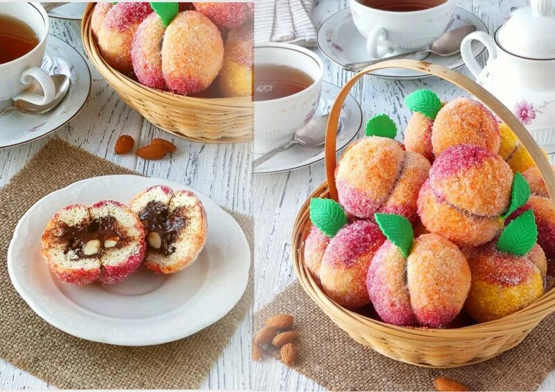 Пирожное персики рецепт фото Пирожное "Персики" с шоколадным кремом / Кулинария - Интересное в Ишиме - Vishim