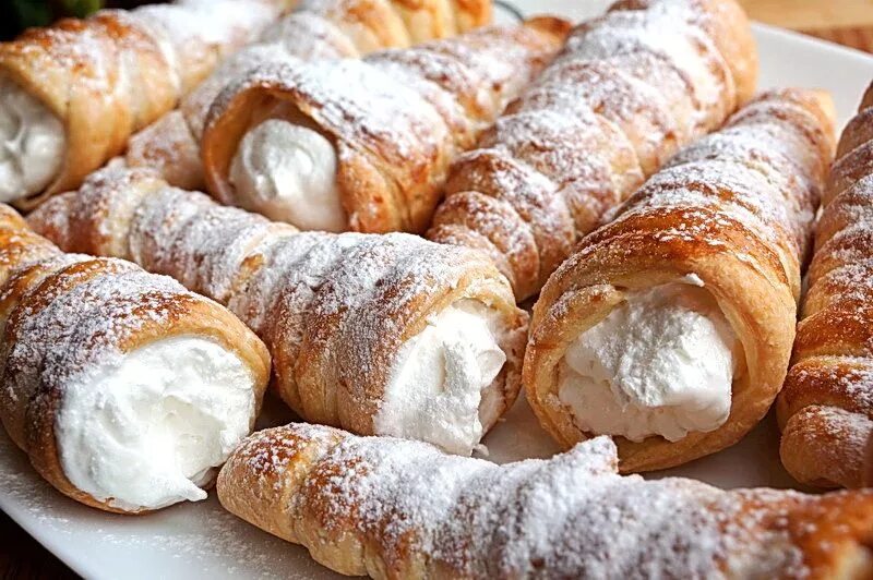 Пирожное трубочка с белковым кремом фото Трубочки с белковым кремом Food, European food, Protein cake recipe