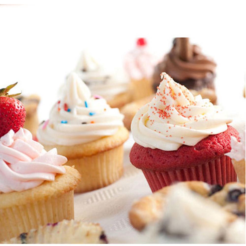 Пирожные на столе фото LES Hot Sale 8PC Kitchen Craft Cake Cup Chocolate Liners Baking Cupcake Cases Mu