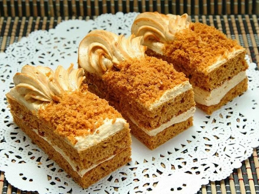 Пирожные рецепты с фото в домашних условиях Бисквитные пирожные с кремом - CoffeePapa.ru