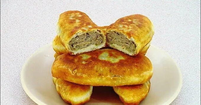Пирожок с печенью жареный фото Что приготовить из кефира - 10 быстрых и вкусных рецептов с пошаговыми фото