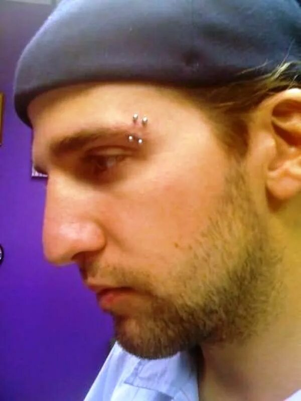 Пирсинг брови фото мужчины 59 Freaky Eyebrow Piercing For Males