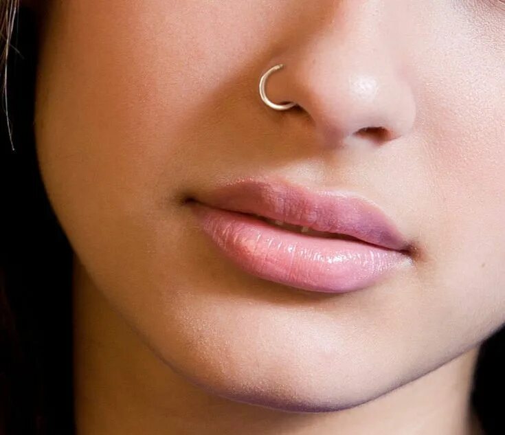 Пирсинг носа кольцо фото Nose Piercings: Types, How To Clean, Care, And New Jewelry Ideas Nose jewelry, N