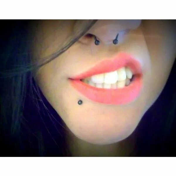 Пирсинг под верхней губой фото septum and Lip Piercing septum Piercing Pinterest Lip piercing, Face piercings, 