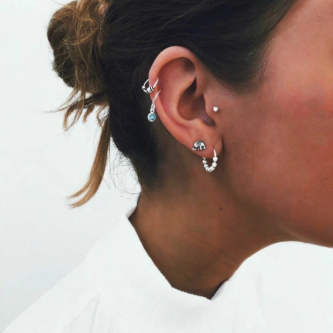 Пирсинг ушей фото женские San Saru Jewelry on Instagram: "*A quién le va a gustar el nuevo piercing con un