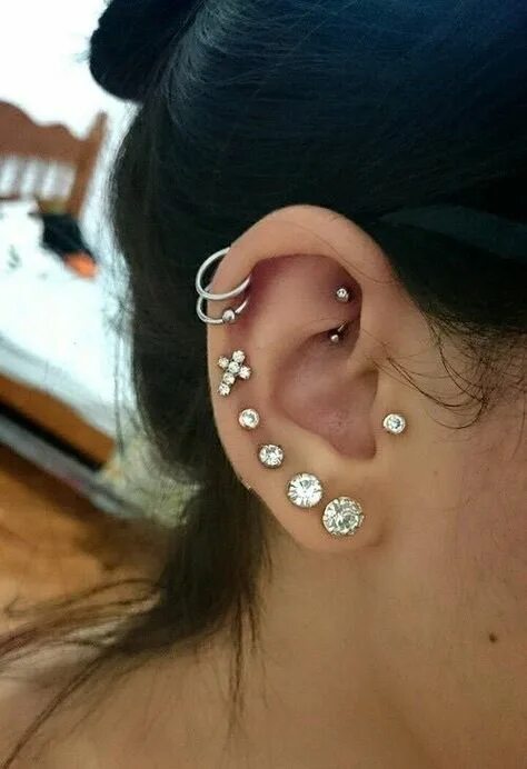 Пирсинг ушей названия и фото 10 популярных идей на тему "cartlidge piercings" для вдохновения
