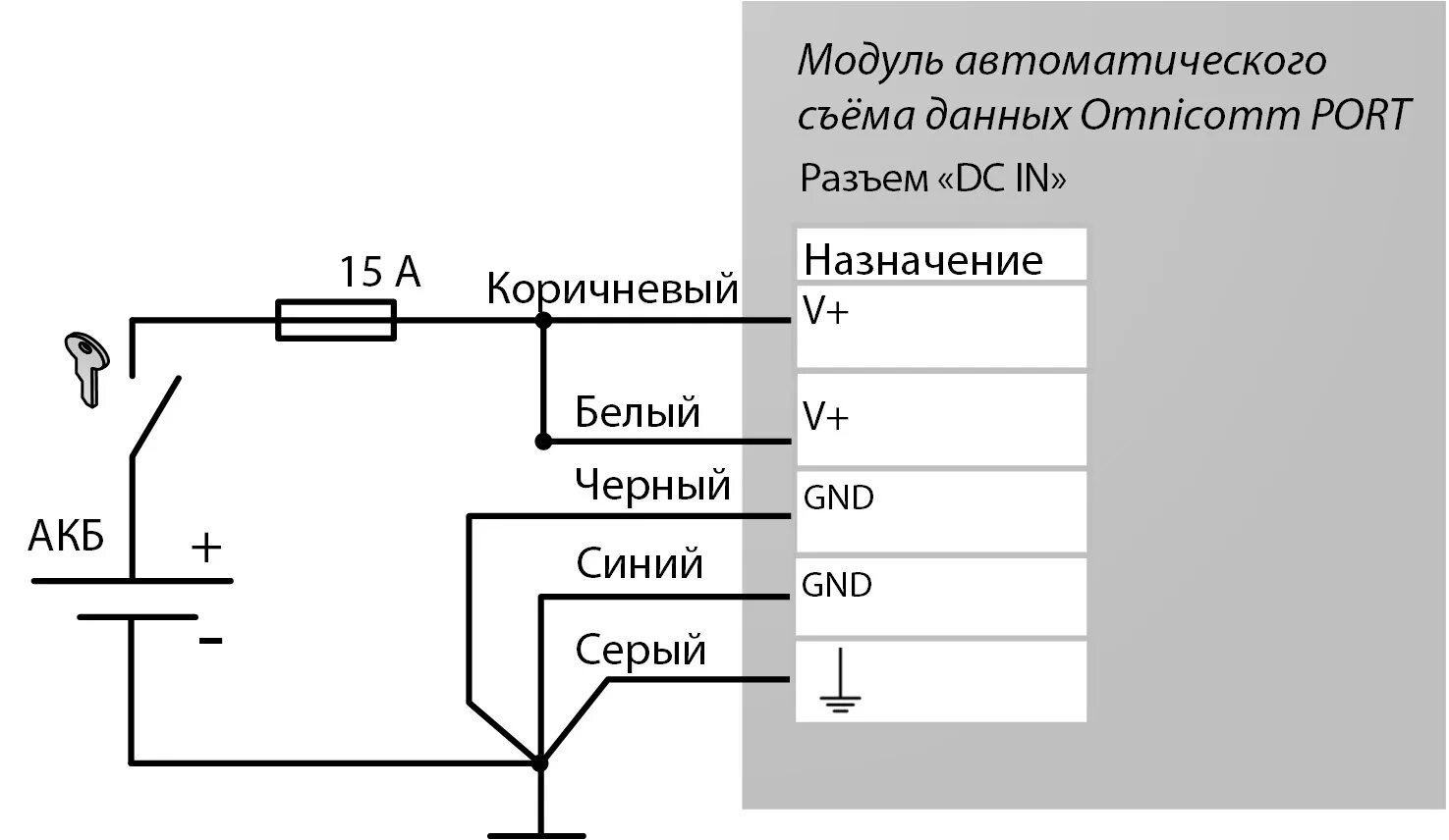 Пищ 6 1 схема подключения Питание - OmniDoc