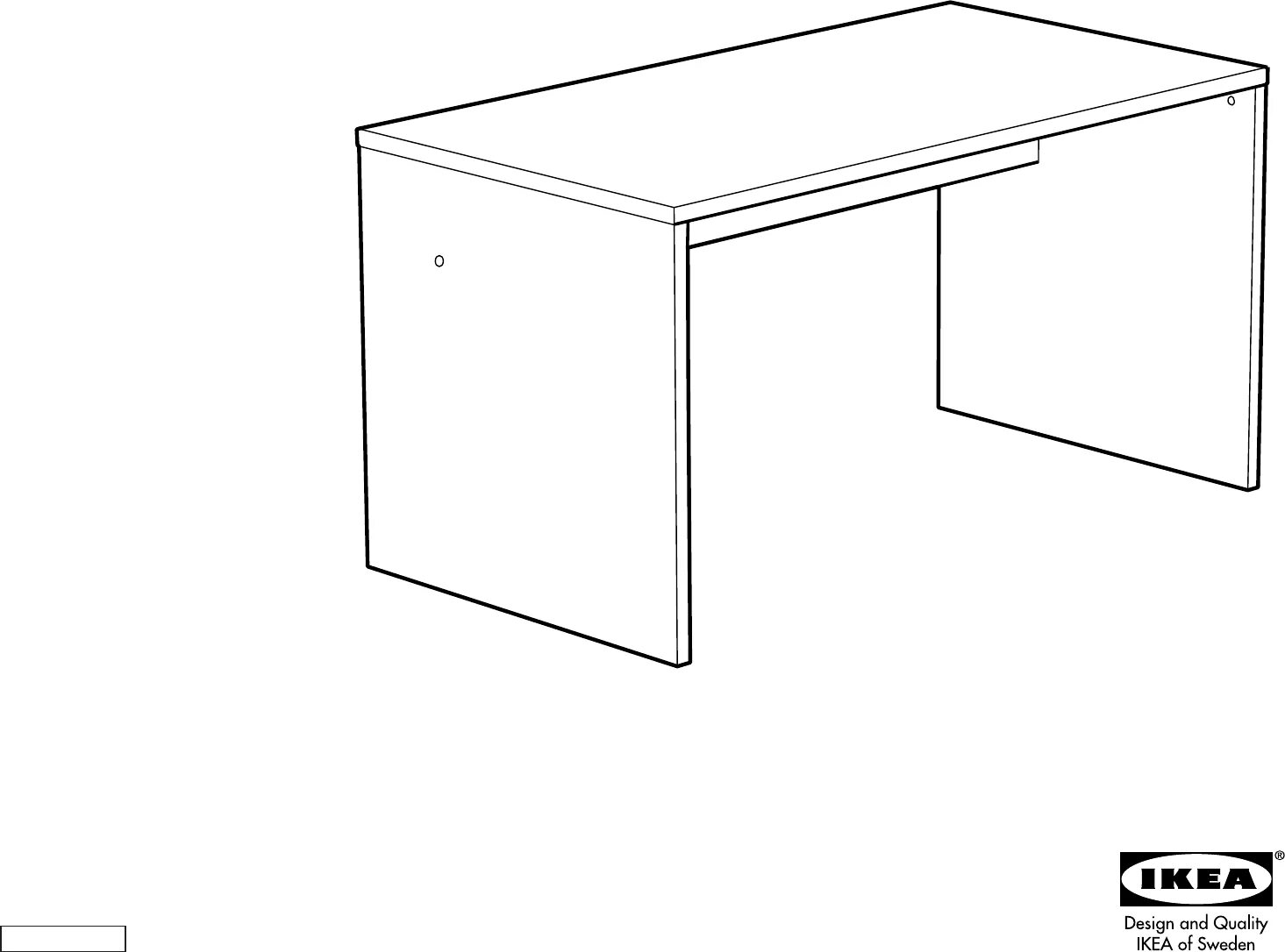 Письменный стол икеа инструкция по сборке Ikea MIKAEL руководство