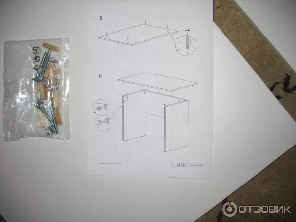 Письменный стол икеа инструкция по сборке Отзыв о Компьютерный стол IKEA "Маррен" Неплохой стол за копейки