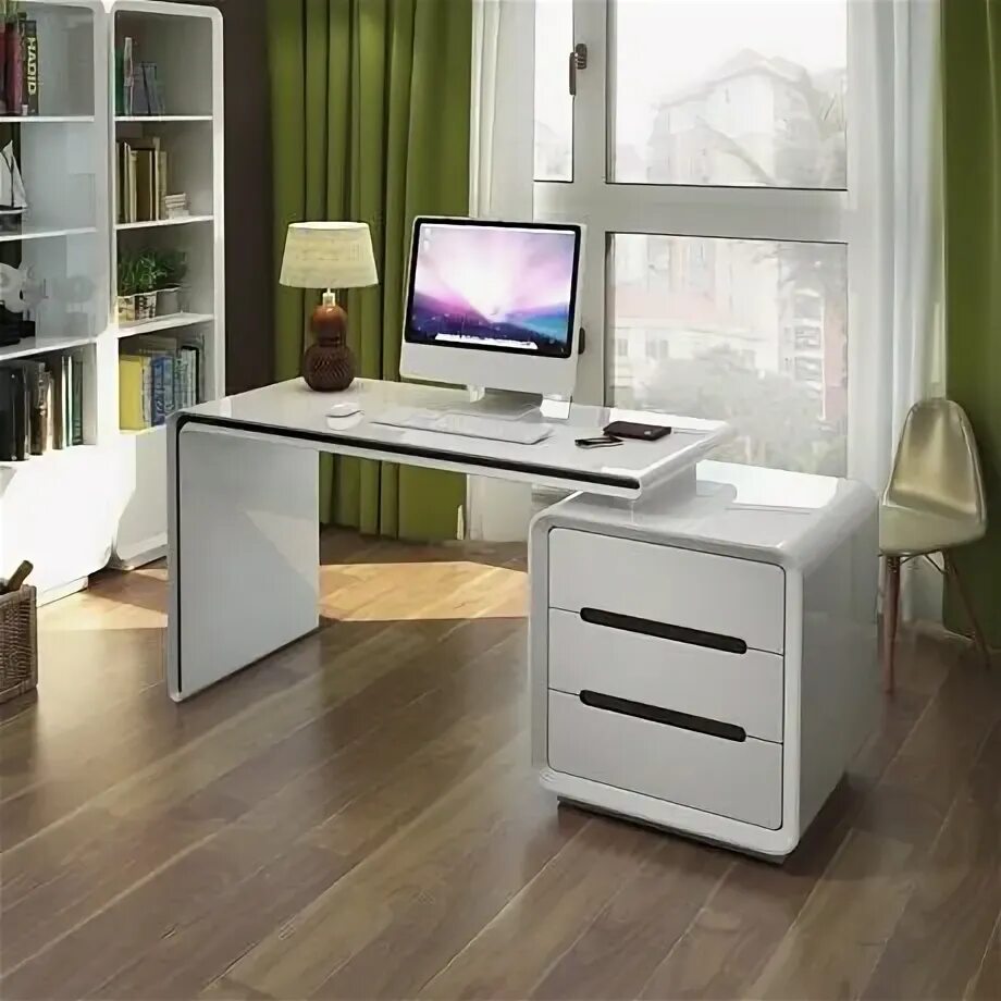 Письменный стол современный дизайн фото Computer Desk study table Office home Furniture panel notebook desk soporte note