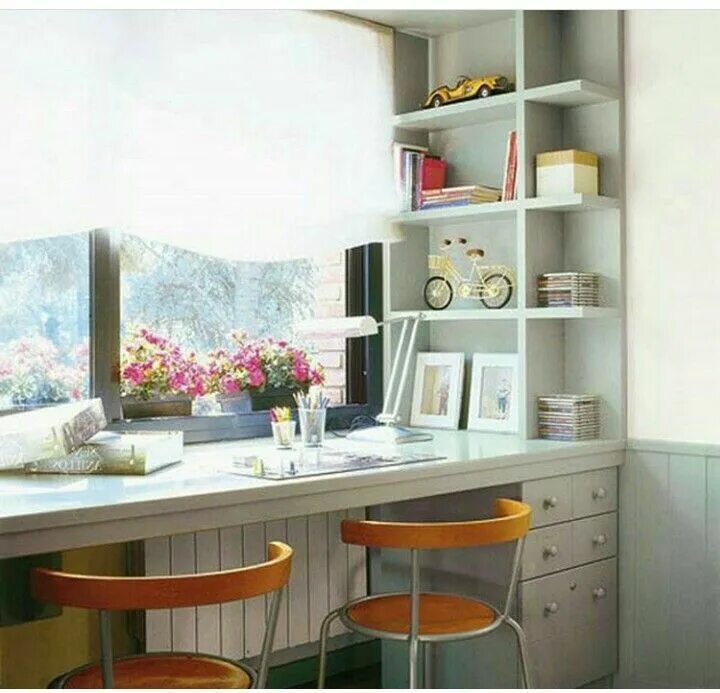 Письменный стол у окна фото дизайна Pin on ИДЕИ Home office design, Contemporary home office, Home