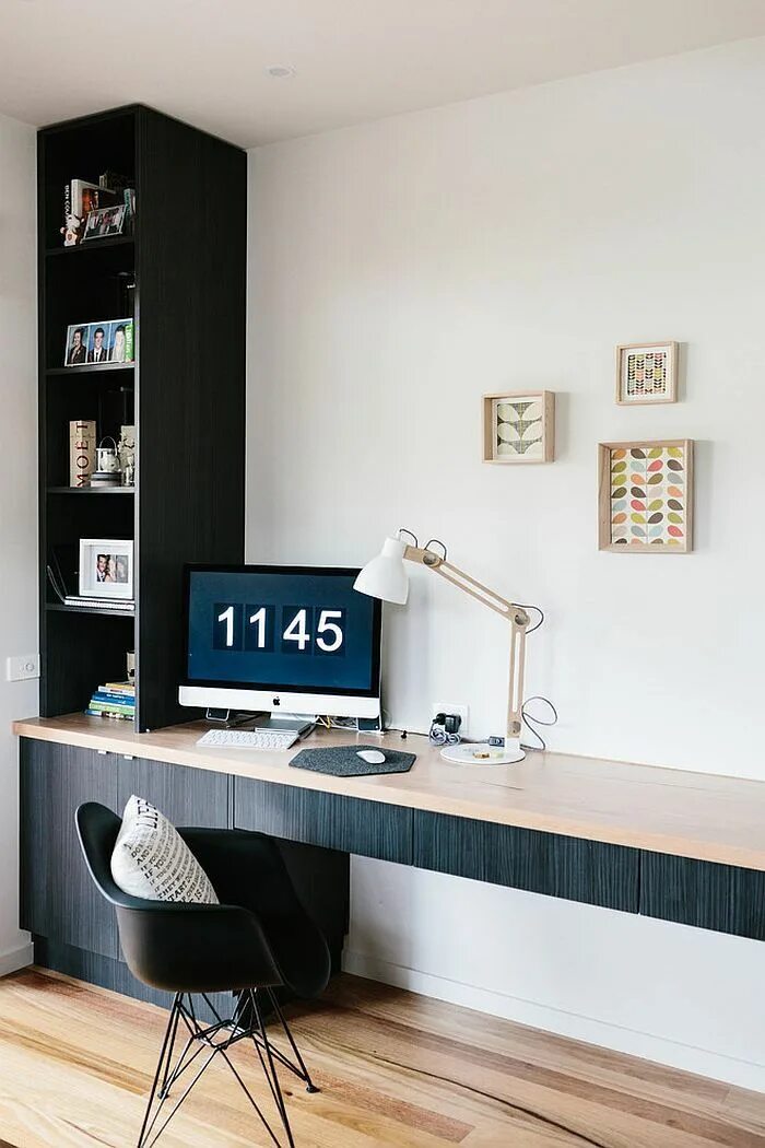 Письменный стол в интерьере комнаты 50 Splendid Scandinavian Home Office and Workspace Designs Home office furniture