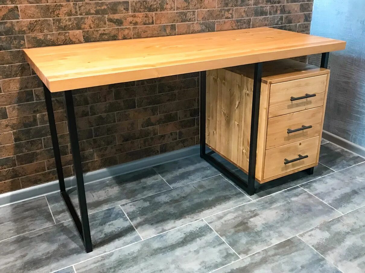 Письменный стол в стиле лофт купить Industrial Home Office Furniture Layout