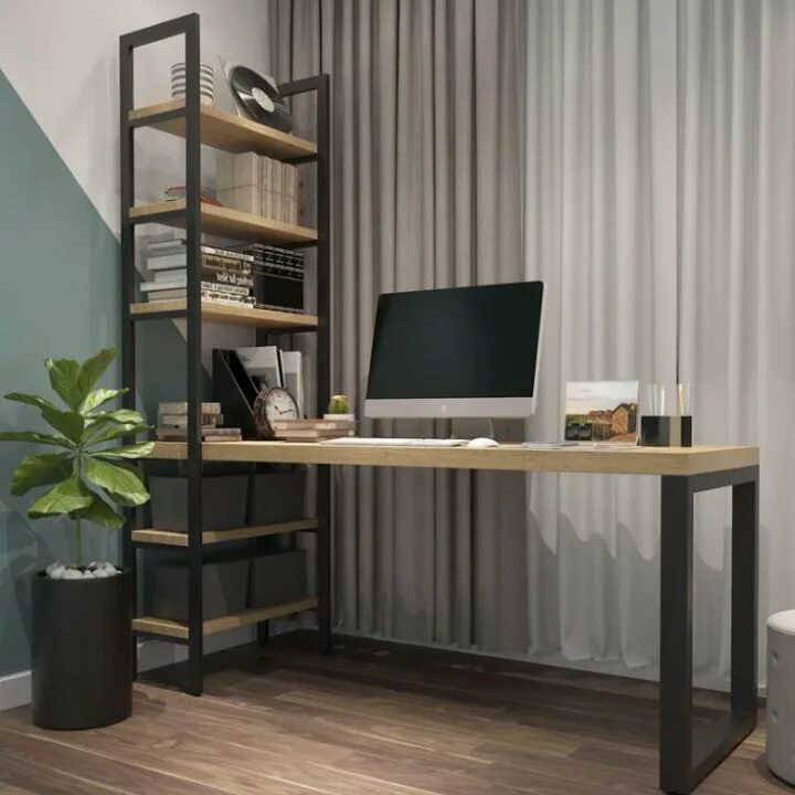 Письменный стол в стиле лофт loftdc Стол письменный ЛОКИ купить в Ижевске - Wood & Metal