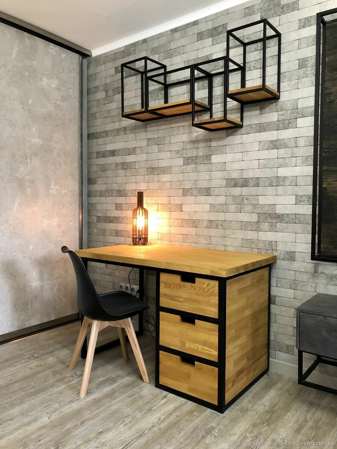 Письменный стол в стиле лофт loftdc ru Письменный стол Loft #1 в интернет-магазине на Ярмарке Мастеров Столы, Ессентуки