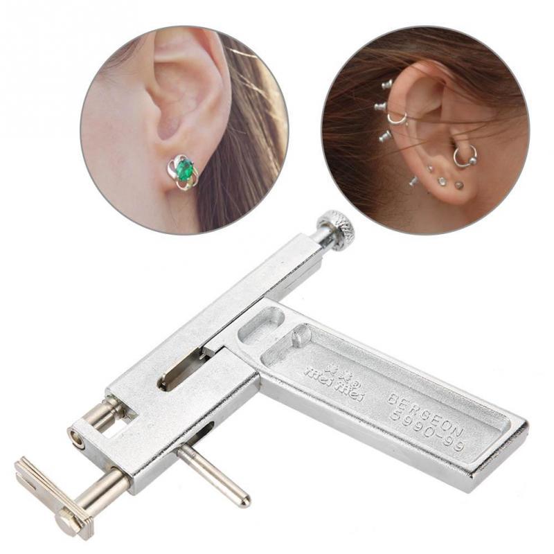 Пистолет для прокалывания ушей фото Professional Stainless Steel Ear Piercing Gun Tool With Marker Pen Mini Mirror к