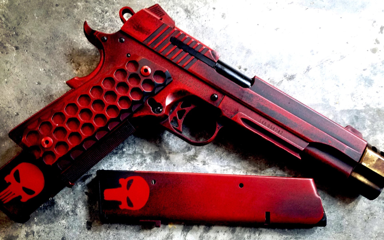 Пистолет крутые фото Скачать обои пистолет, оружие, gun, pistol, weapon, кастом, custom, M1911, разде