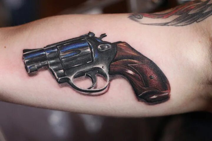 Пистолеты тату фото Pin on Tattoo Artist: John Anderton