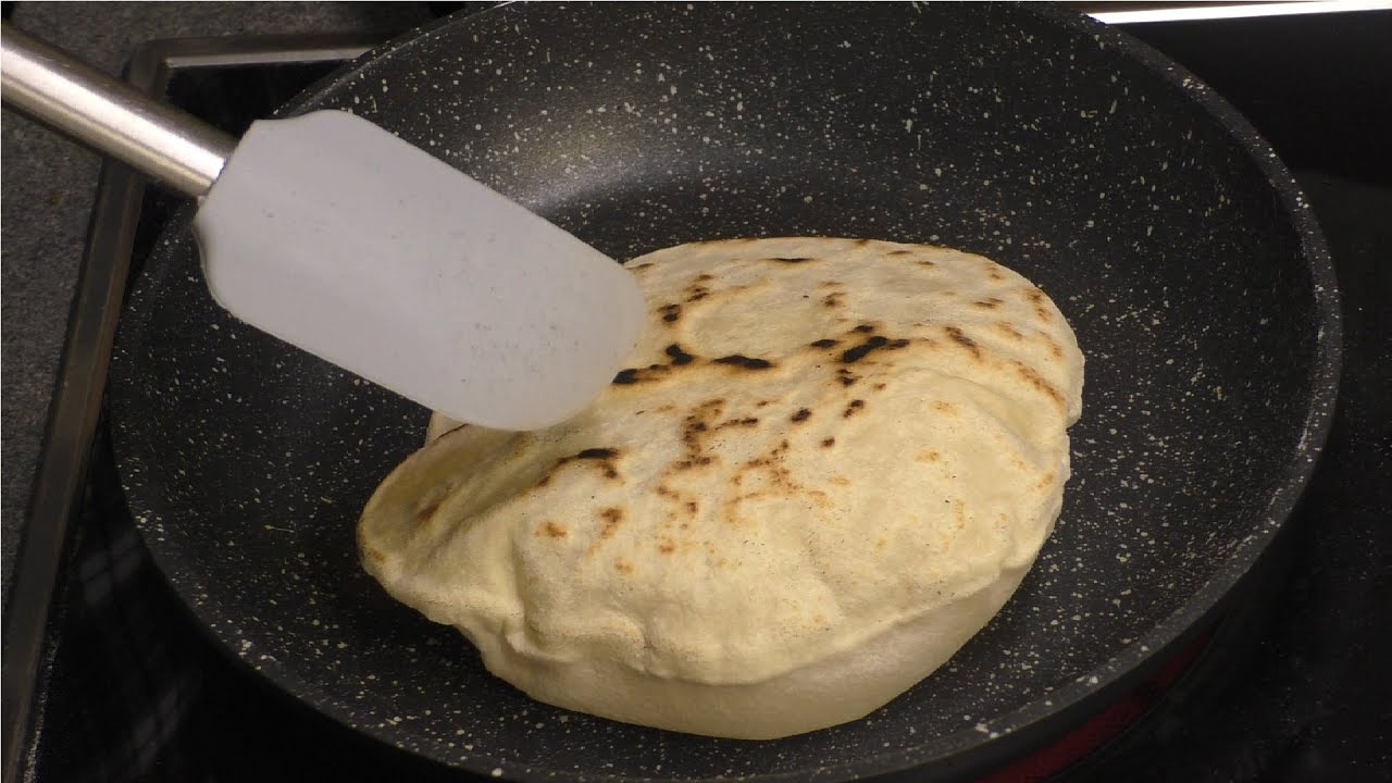 Пита на сковороде фото Любим быстрые лепешки со сковороды - ПИТА ПРОСТОЙ РЕЦЕПТ ВКУСНОЙ ЛЕПЕШКИ С ПОЛОС
