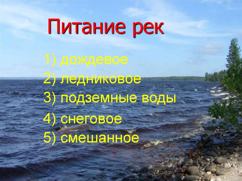 Питание реки фото Основной источник питания реки нура весной