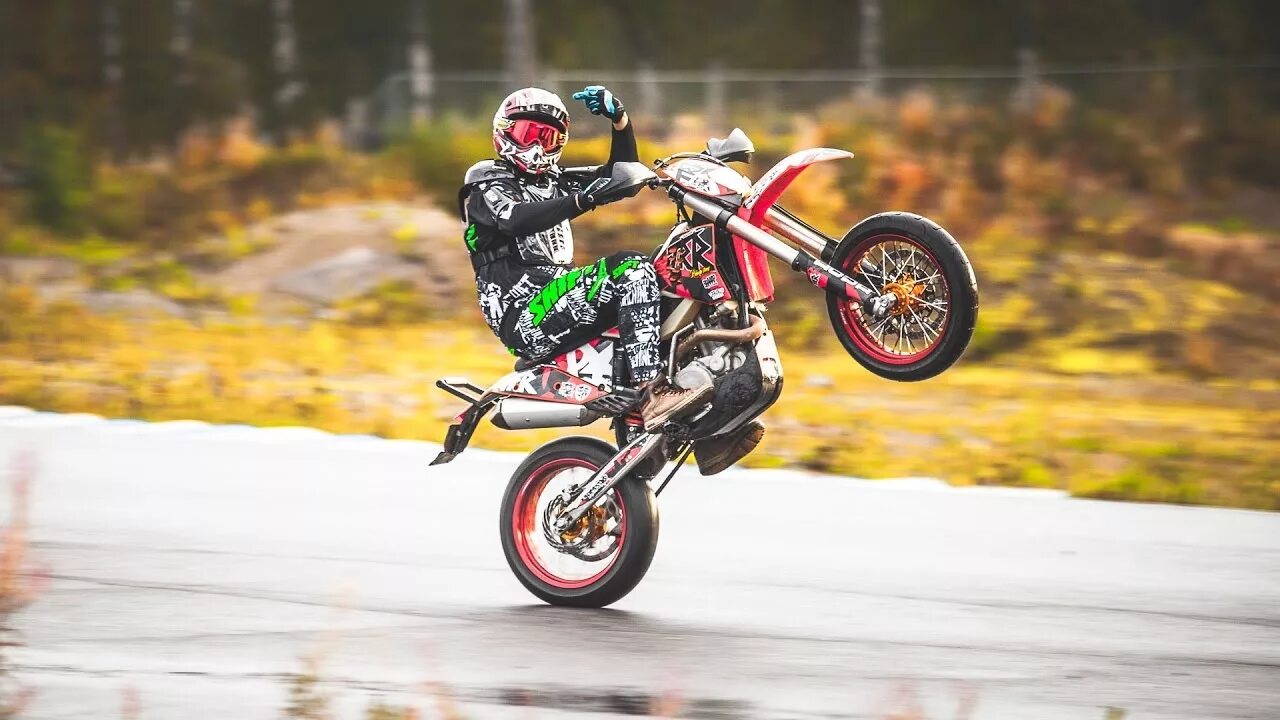 Питбайк красивое фото на обои За что мы любим supermot / For which we love supermoto - YouTube