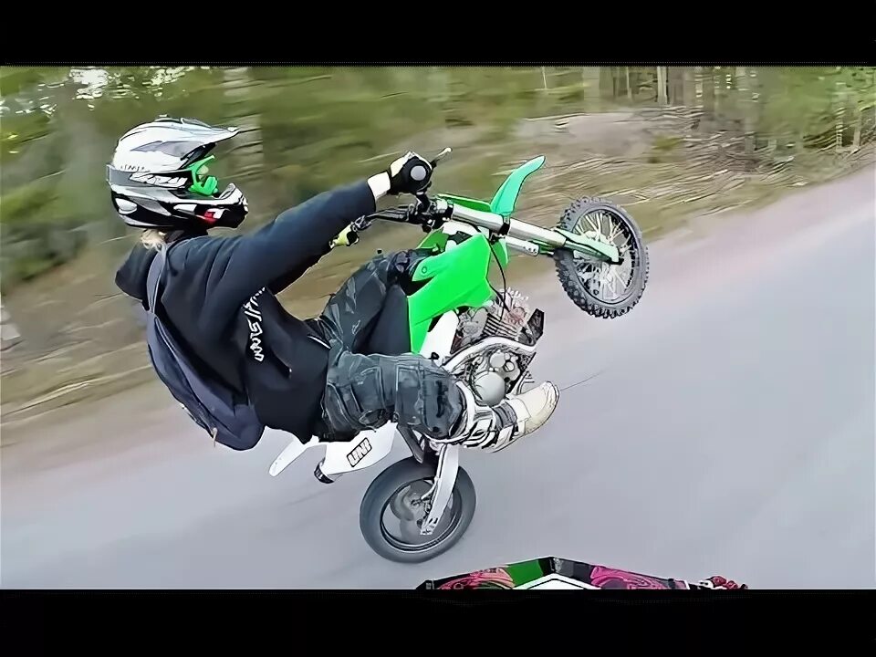 Питбайк на заднем колесе фото PitBike Adventures - Stomp KZR 140 & YCF 150 - YouTube