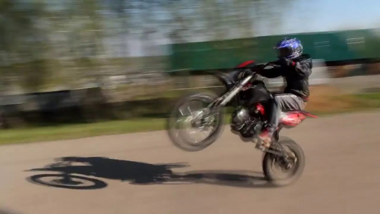Питбайк на заднем колесе фото Стант на Irbis TTR125R - YouTube