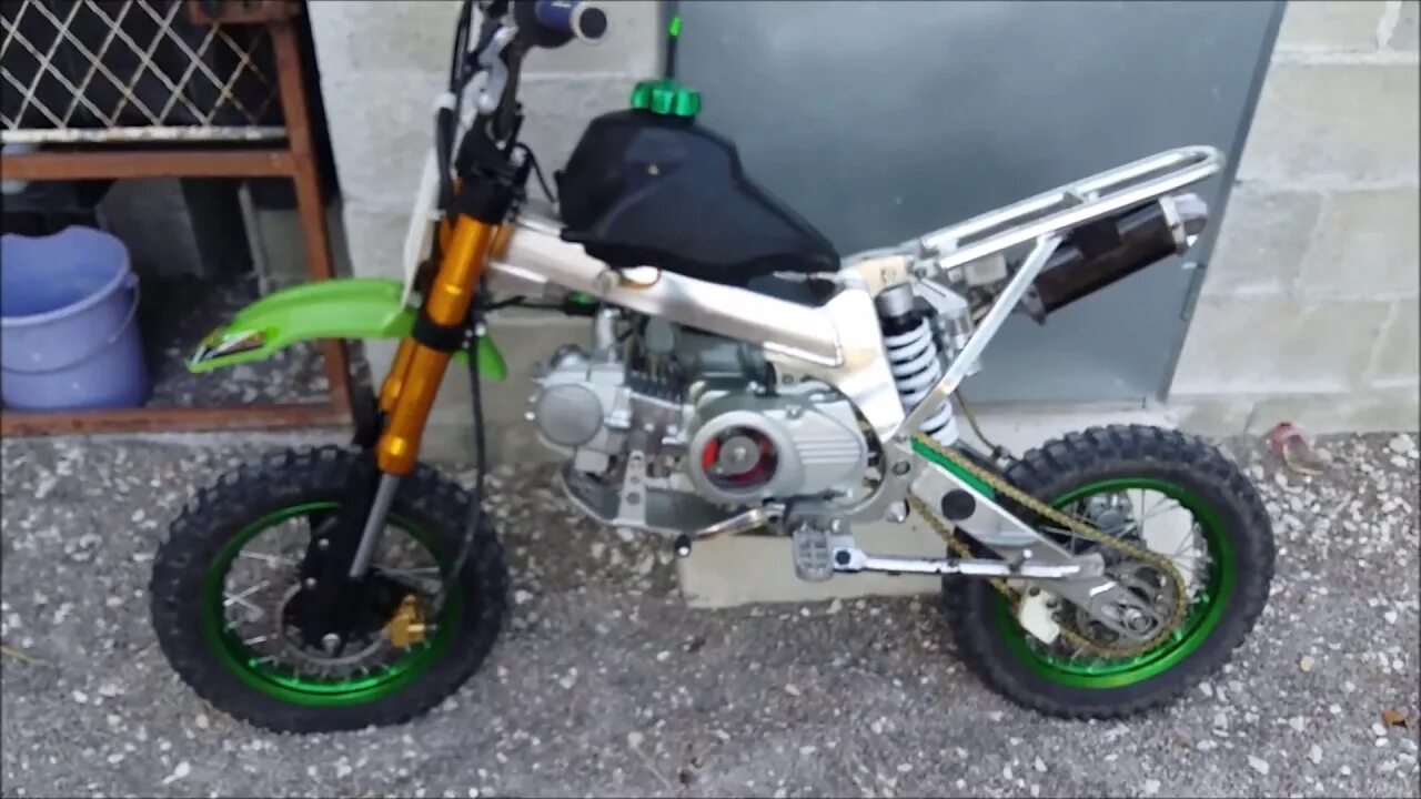 Питбайк самоделка Dirt bike replica bbr custom and mods - YouTube