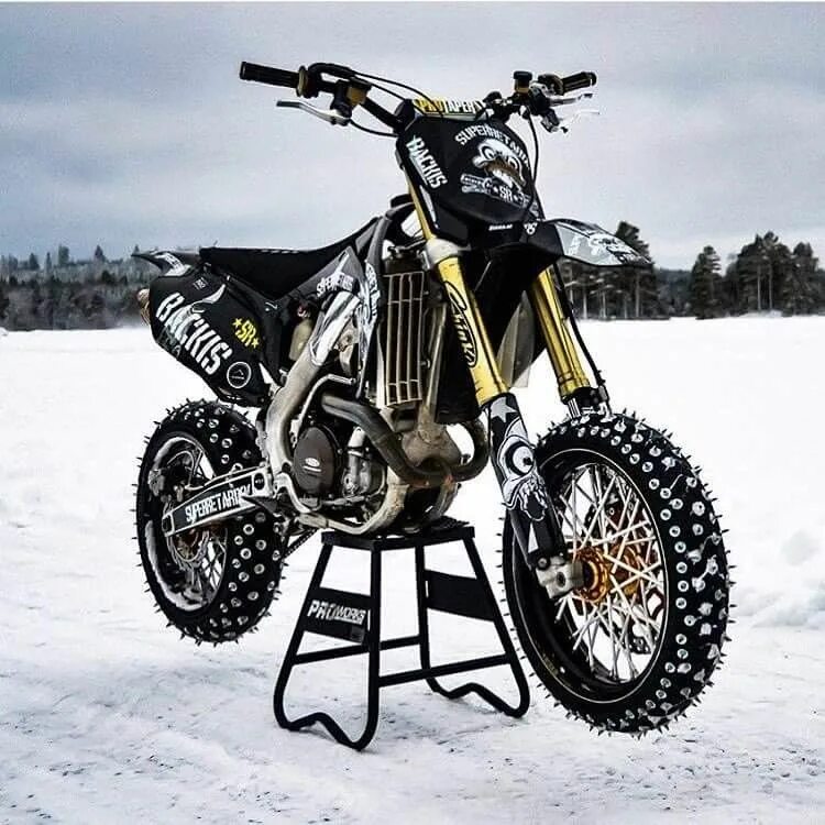 Питбайк тюнинг фото SNOW BIKING*● ♡ ●* Enduro motorcycle, Motorcycle dirt bike, Motocross bikes