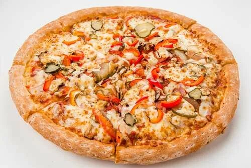 Пицца 35 см фото Пицца: Пицца 23см ресторана "Telepizza" Санкт-Петербург на заказ