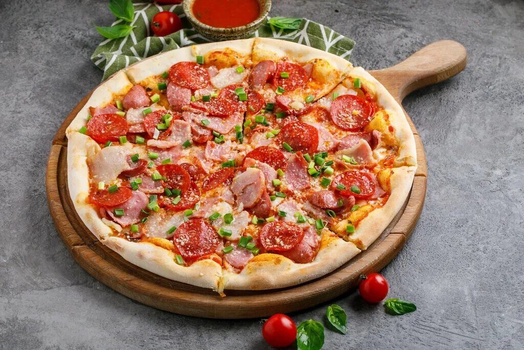 Пицца ассорти фото Временно не работает: Вкусna, пиццерия, Санкт-Петербург, улица Шаврова, 26 - Янд