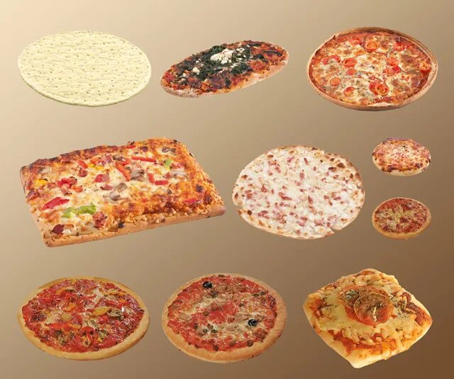 Пицца ассортимент названия с фото Скачать фотографию PIZZA TYPES № 69