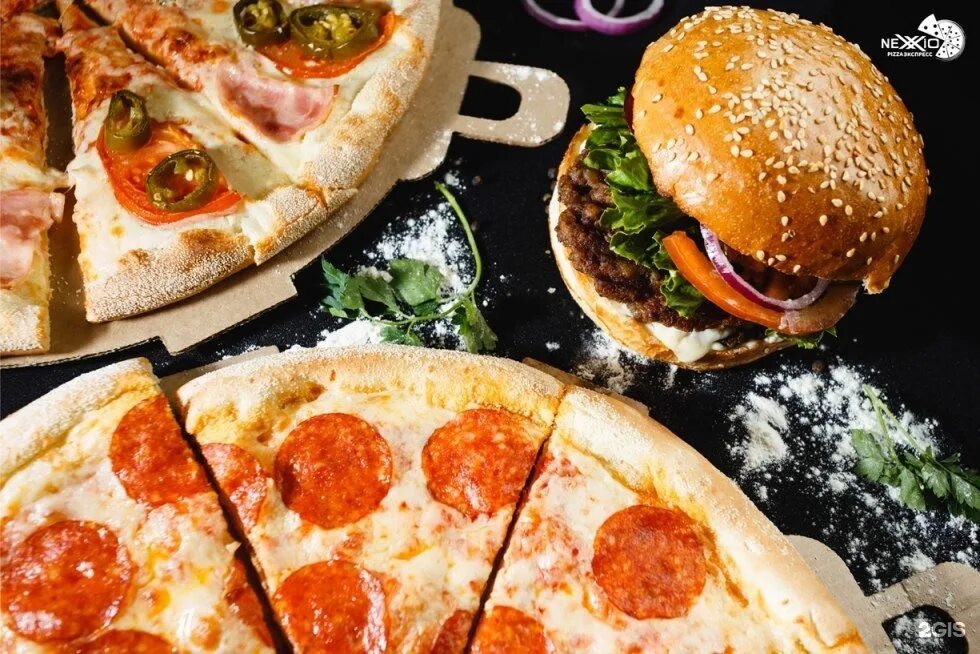 Пицца бургер рецепт с фото Nexxio Pizza, пиццерия, улица Абая, 1Б, Костанай - 2ГИС