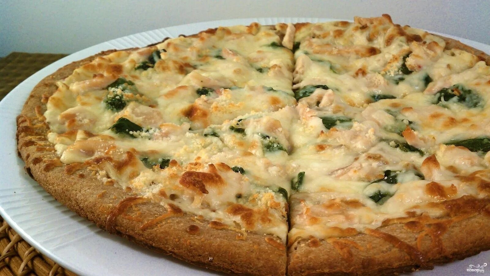 Пицца деревенская фото Пицца деревенская с курицей - рецепт с фото на Повар.ру