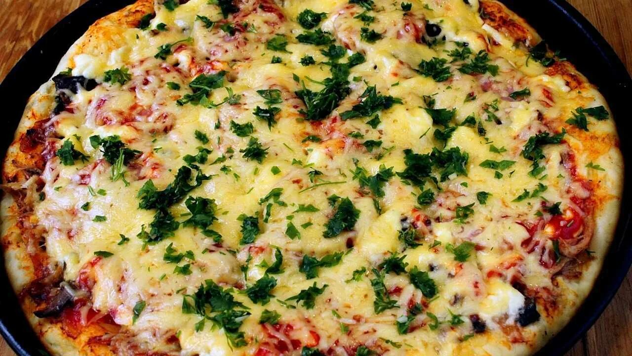 Пицца духовке рецепт с фото Рецепт вкусной быстрой пиццы в духовке