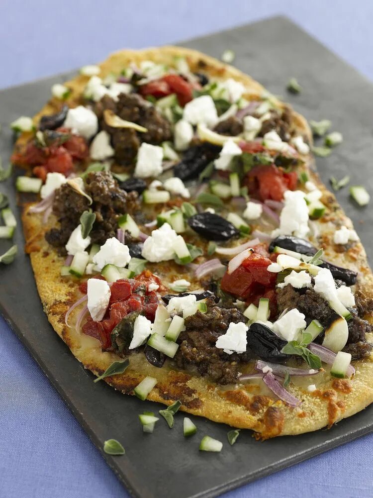 Пицца греческая фото Start with Pizza Crust to Make Fabulous Meals at Home Vegetarian grilling recipe