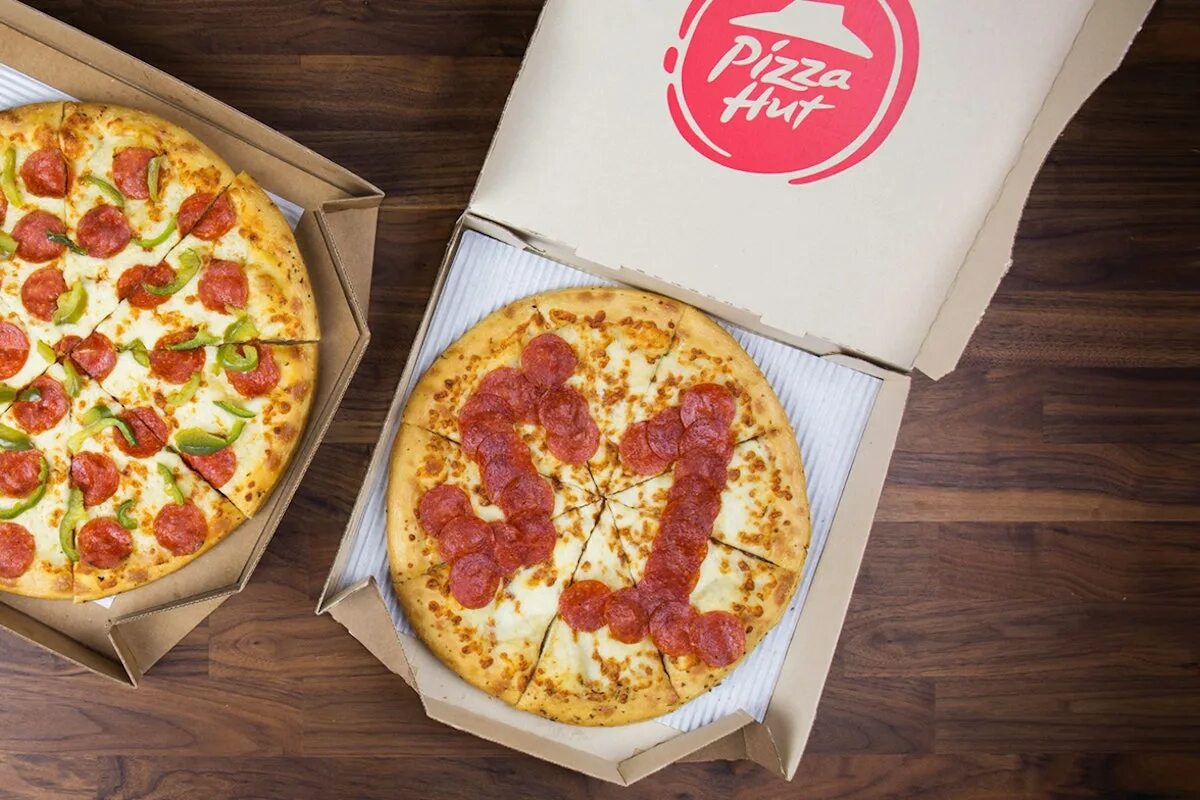 Пицца хат фото пиццы Here's How To Get Pizza Hut For A $1 For National Pepperoni Pizza Day