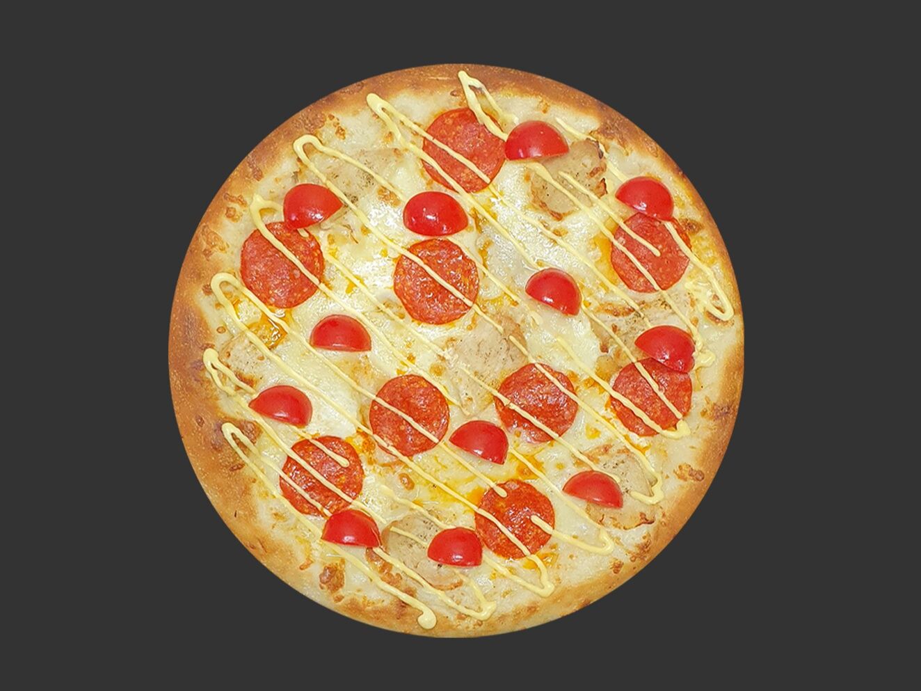 Пицца hot ул победы 137 фото Пицца Сырный цыплёнок - Loca Pizza - Пиццерия