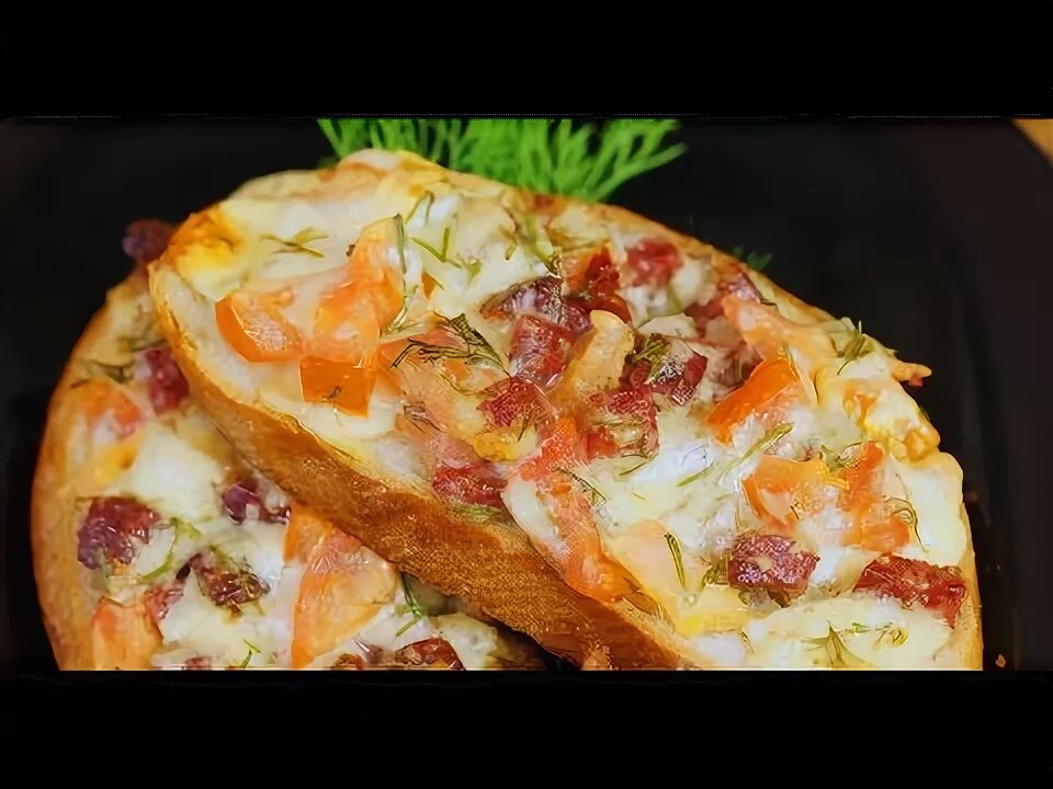 Пицца из батона на сковороде фото Горячие бутерброды за 3 минуты быстро и вкусно // Hot sandwiches in 3 minutes - 