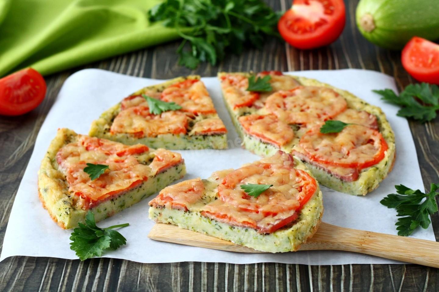 Пицца из кабачков в духовке фото Кабачковая пицца из кабачков в духовке рецепт фото пошагово и видео - 1000.menu