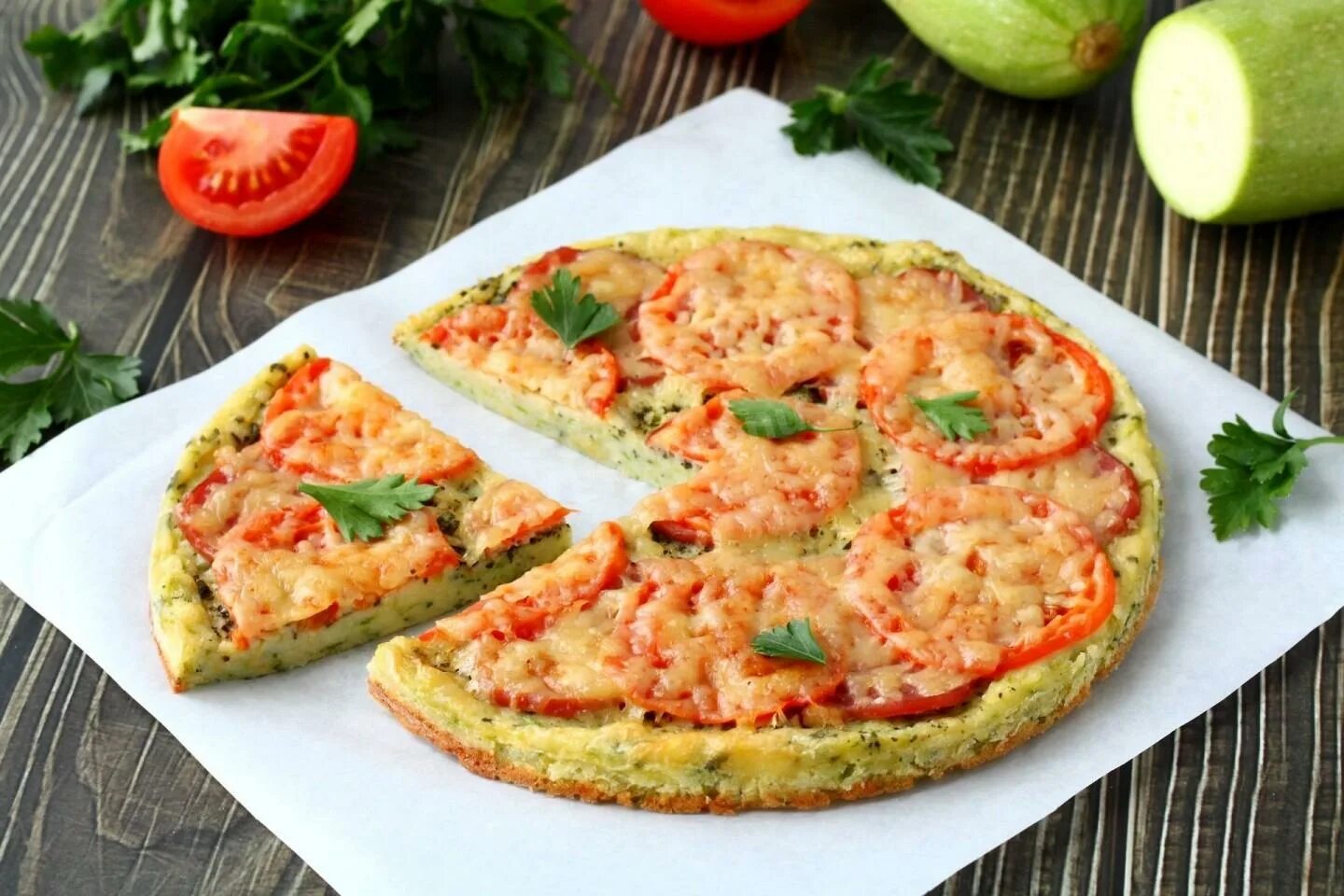 Пицца из кабачков в духовке фото Кабачковая пицца из кабачков в духовке рецепт фото пошагово и видео - 1000.menu