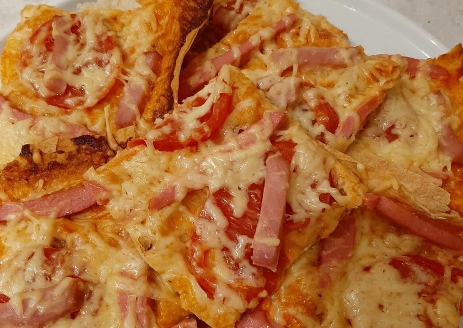 Пицца из лаваша рецепт фото пошаговый Пицца из лаваша - простой и вкусный рецепт с пошаговыми фото