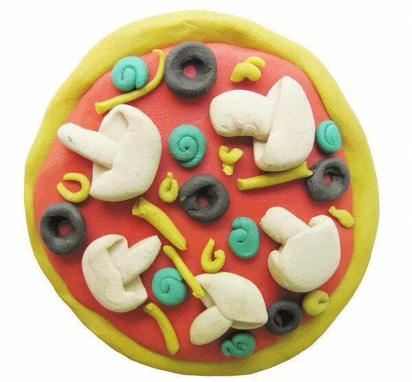 Пицца из пластилина для детей фото Fun Clay Modelling Ideas For Children, And The Young At Heart! Clay projects for