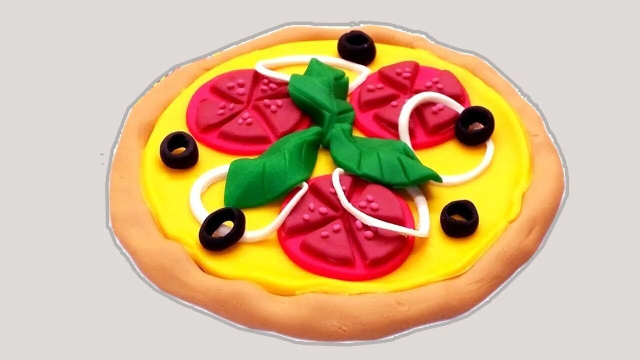 Пицца из пластилина фото How to Make Play Doh Food Pizza ! Play-Doh Pizza Play doh Kitchen Cooking Games 