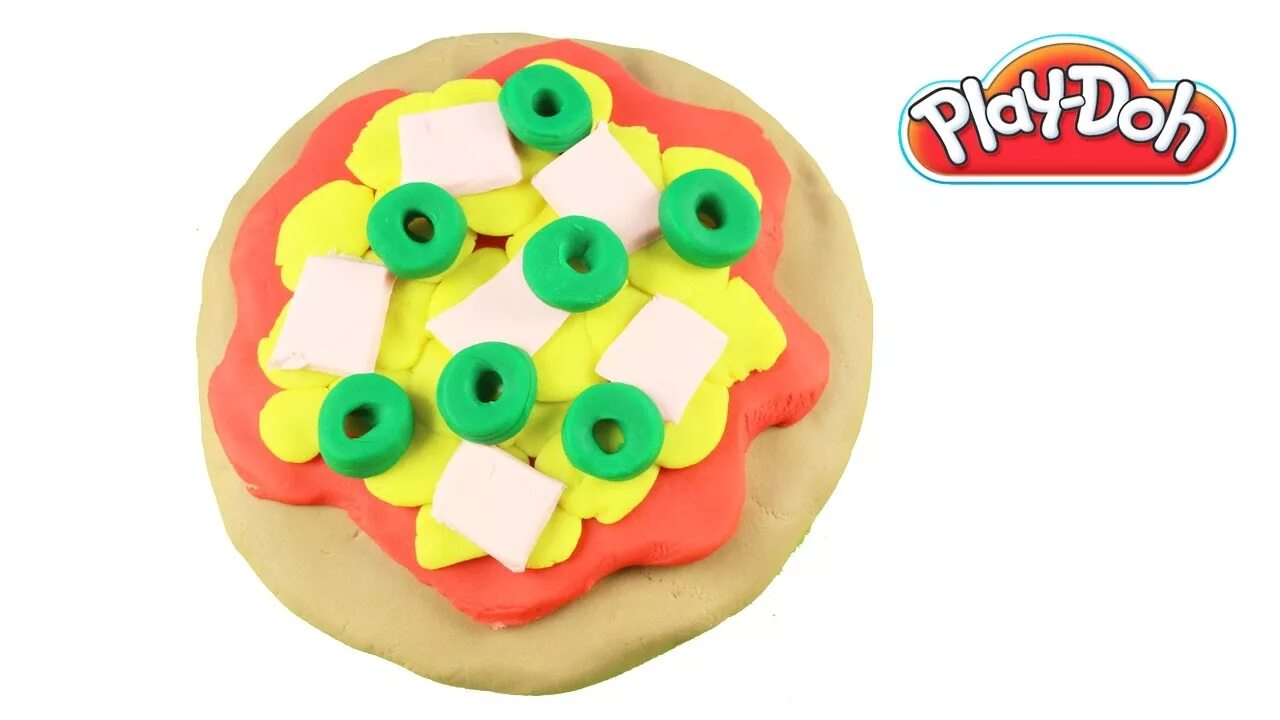 Пицца из воздушного пластилина фото PIZZA DE PLASTILINA - Como hacer un pizza con play-doh - How to make a pizza pla