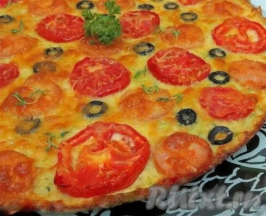 Пицца кабачковая в духовке с фото Кабачковая пицца в духовке Recipe Recipes, Food, Pizza