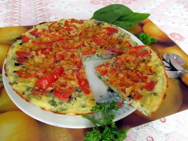 Пицца кабачковая в духовке с фото Кабачковая пицца из кабачков в духовке рецепт фото пошагово и видео Recipe Crust